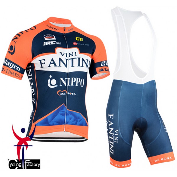 2015 Vini Fantini NIPPO Fahrradbekleidung Satz Fahrradtrikot Kurzarm Trikot und Kurz Trägerhose