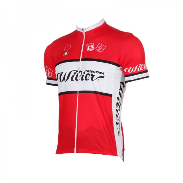 WILIER 2015 Weiß Rot Radtrikot Kurzarm