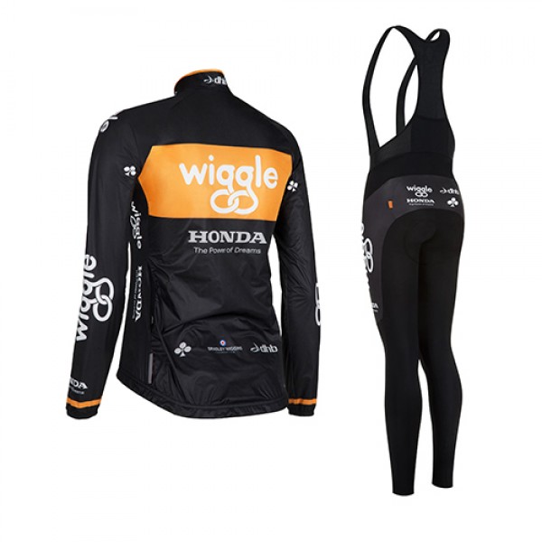 2015 Wiggle Damen Fahrradbekleidung Radtrikot Satz Langarm und Lange Fahrradhose