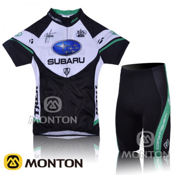 2011 SUBARU Damen Radbekleidung Radtrikot Kurzarm und Fahrradhosen Kurz