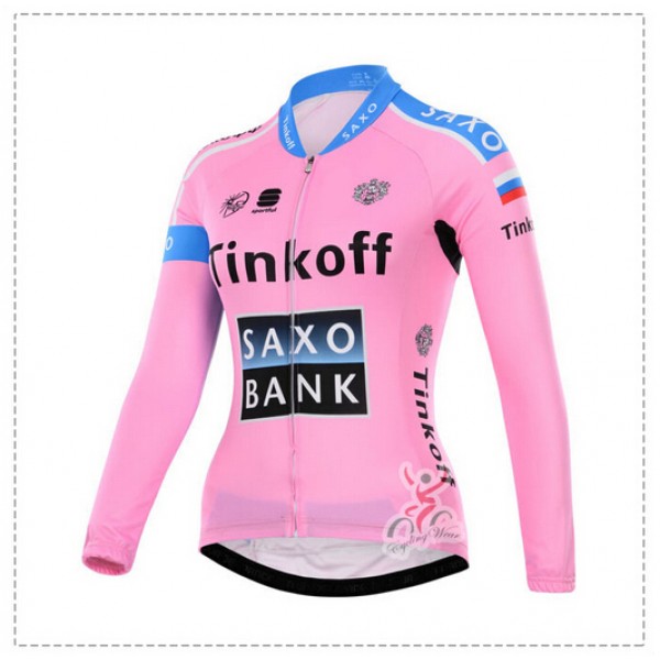 2015 Saxo Bank Tinkoff Fahrradtrikot Langarm
