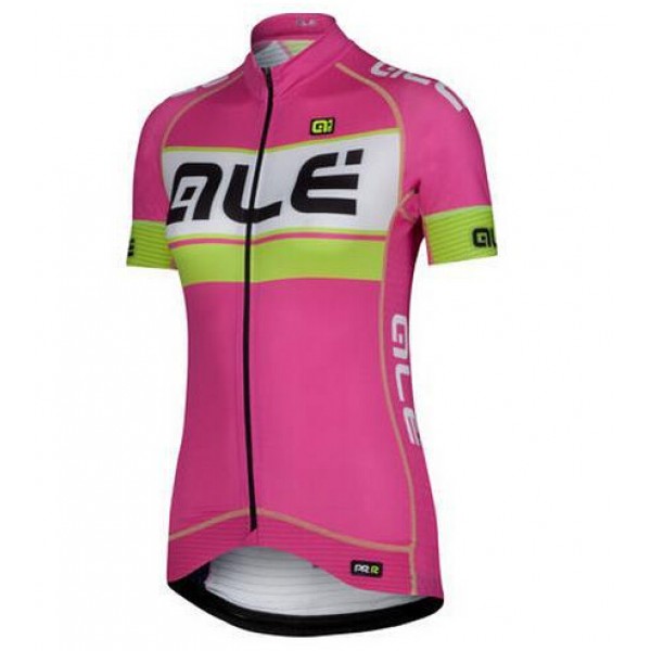 2015 ALE Damen rose Radtrikot Kurzarm