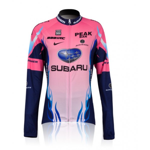 2011 Damen subaru Rouge Fahrradtrikot Langarm