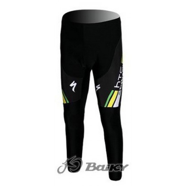 HTC-Highroad Pro Team Lang Radhose Weiß Schwarz