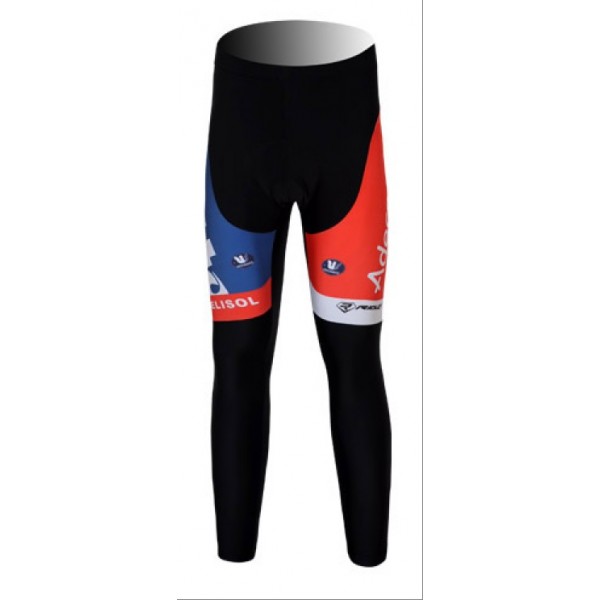 Lotto Belisol Pro Team Lang Radhose Weiß Blau