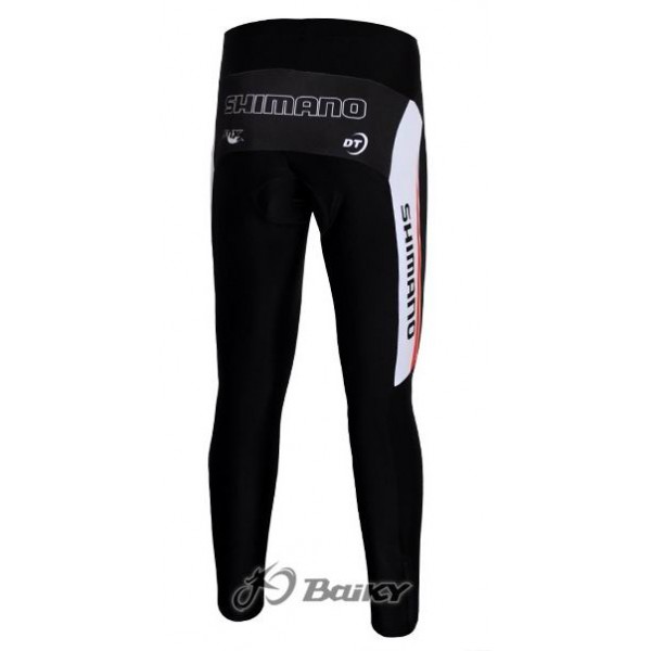 Shimano Pro Team Lang Radhose Schwarz Weiß Rot