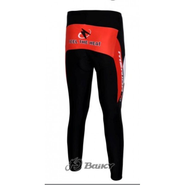 Subaru Peak Bar Team Lang Radhose Schwarz Rot