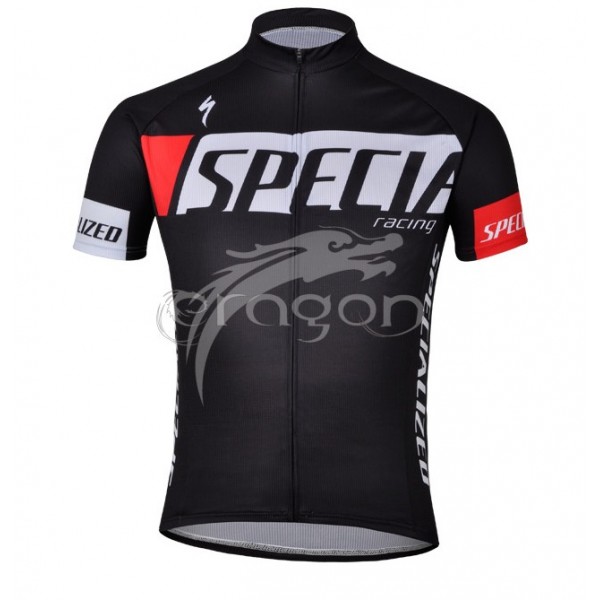 Specialized Racing Radtrikot Kurzarm Schwarz