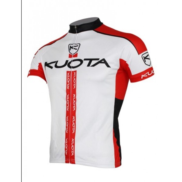 2013 KUOTA Radtrikot Kurzarm Weiß Rot