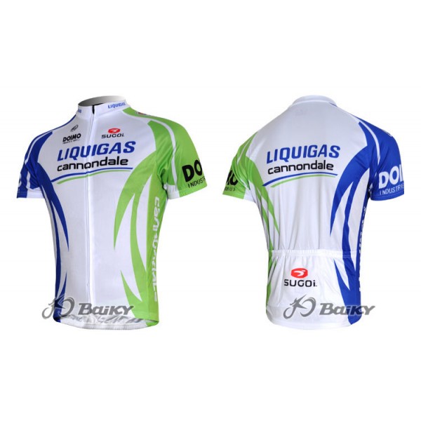 Liquigas Cannondale Pro Team Radtrikot Kurzarm Grün Weiß