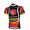 RadioShack Trek Livestrong Radtrikot Kurzarm Schwarz Rot