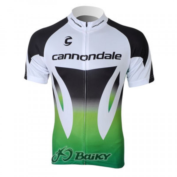 2012 Cannondale Radtrikot Kurzarm Weiß Schwarz Grün