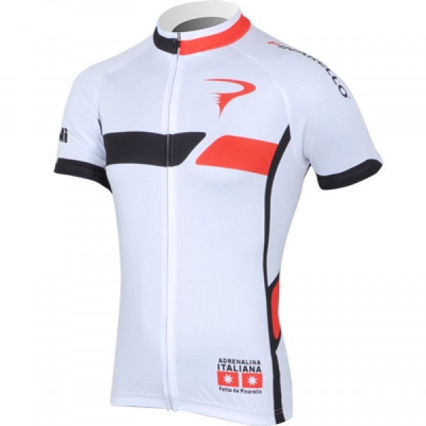 2013 Pinarello Radtrikot Kurzarm Weiß