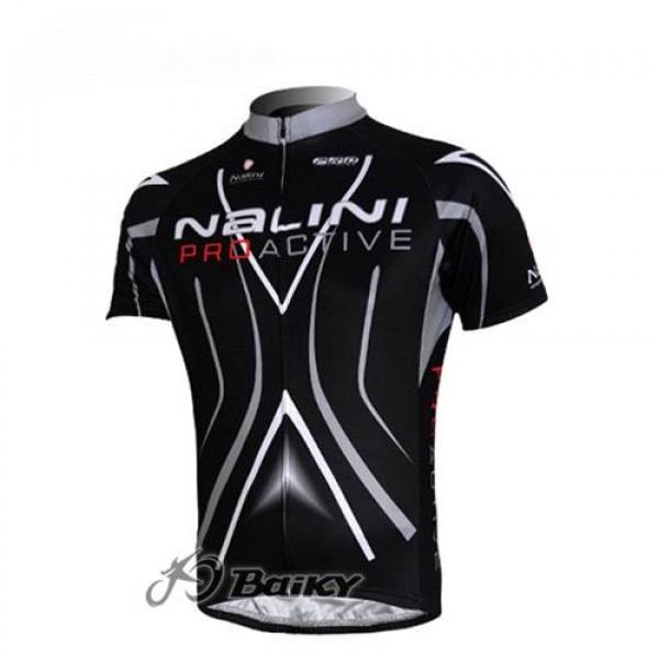 Nalini Pro Team Radtrikot Kurzarm Schwarz