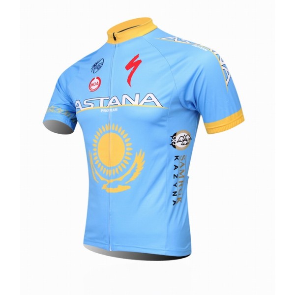 2014 Astana Team Specialized Radtrikot Kurzarm