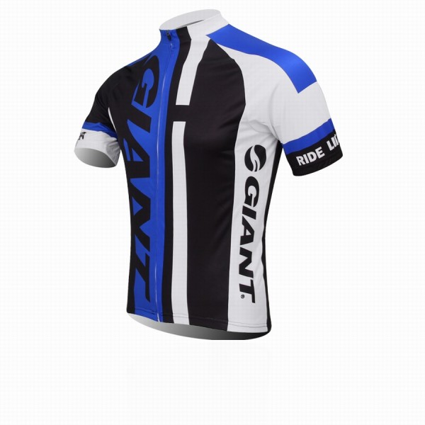 2014 Giant Radtrikot Kurzarm Schwarz Blau