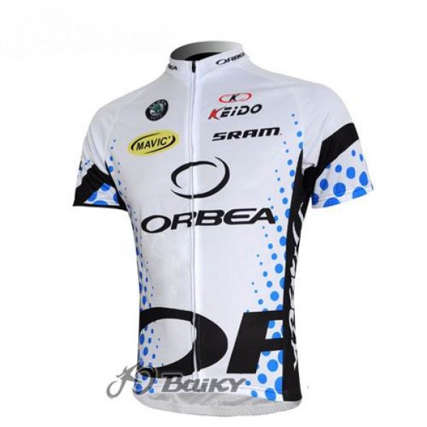 Orbea Pro Team Radtrikot Kurzarm Weiß