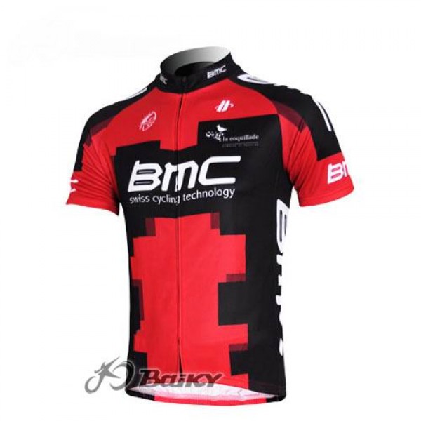 BMC Racing Team Radtrikot Kurzarm Rot