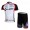 Cube Fintro Pro Team Radtrikot Kurzarm Kurz Radhose Kits Weiß Schwarz