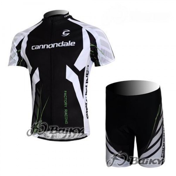 Cannondale Pro Team Radtrikot Kurzarm Kurz Radhose Kits Schwarz Weiß