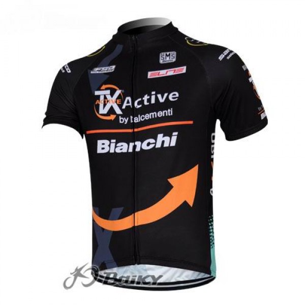 TX active bianchiRadtrikot KurzarmSchwarz