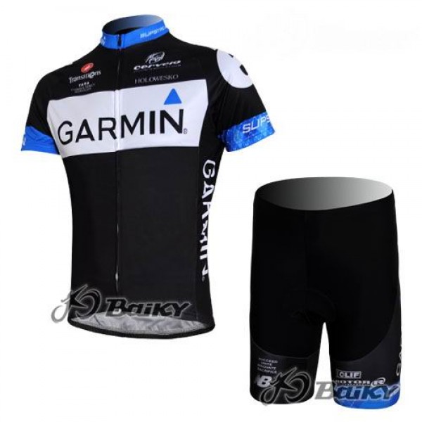 Garmin Barracuda Cervelo Pro Team Radtrikot Kurzarm Kurz Radhose Kits Schwarz Weiß