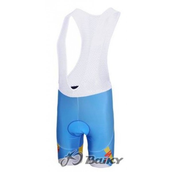 Astana Pro Team Kurz Trägerhose Blau