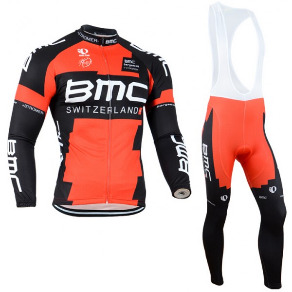 2013 BMC Fahrradbekleidung Radtrikot Satz Langarm und Lange Trägerhose