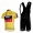 BMC 2011 Tour De France Radtrikot Kurzarm Kurz Trägerhose Kits Gelb