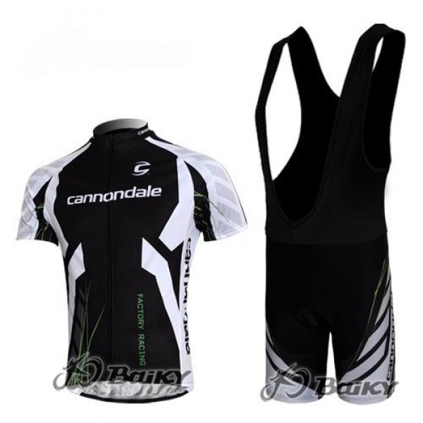 Cannondale Pro Team Radtrikot Kurzarm Kurz Trägerhose Kits Schwarz Weiß