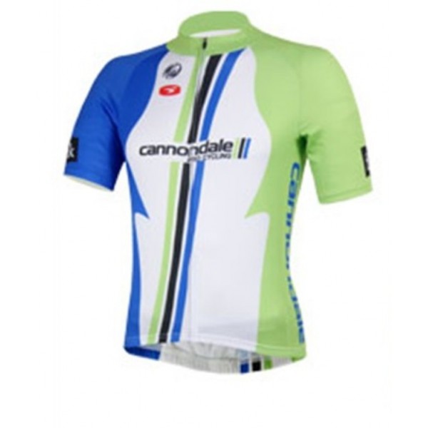 Cannondale Radtrikot Kurzarm Weiß Grün Blau