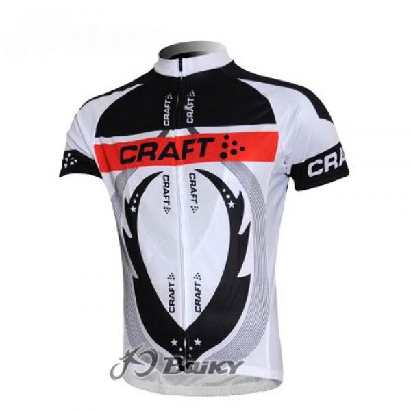 Craft Pro Team Radtrikot Kurzarm Grau Weiß