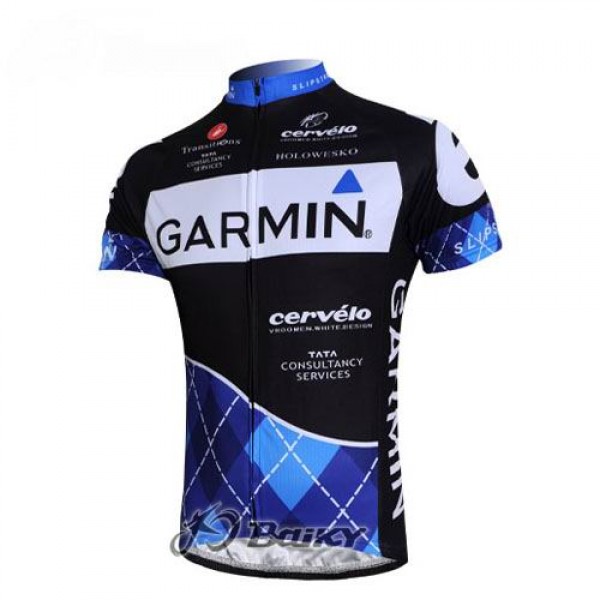 Garmin Cervelo Pro Team Radtrikot Kurzarm Schwarz