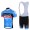 2013 Garmin Sharp Barracuda Cervelo Fahrradbekleidung Satz Fahrradtrikot Kurzarm Trikot und Kurz Trägerhose Blau