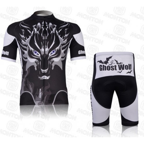 2012 Ghost Wolf Radbekleidung Radtrikot Kurzarm und Fahrradhosen Kurz