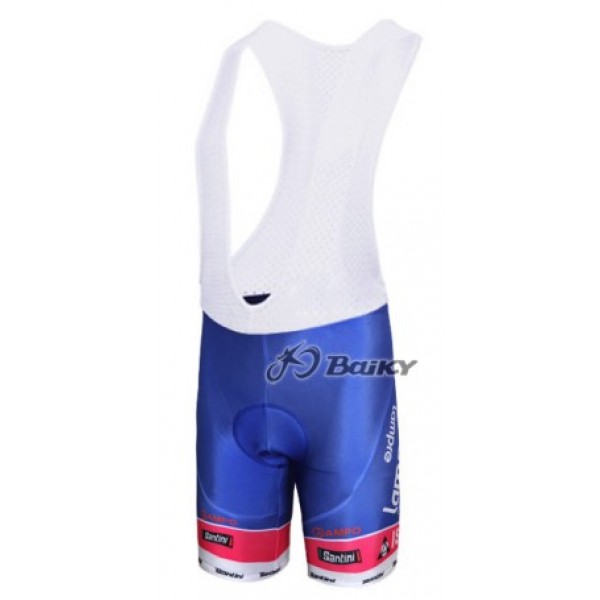 Lampre ISD Pro Team Kurz Trägerhose Blau Rosa