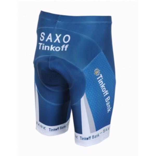 2013 Saxo Bank Tinkoff Pro Team Radtrikot Kurzarm und Kurz Radhose Kits Blau
