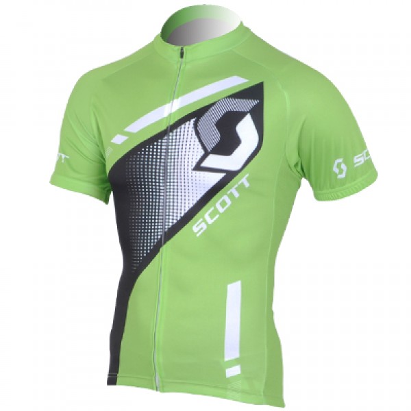 Scott Racing Radtrikot Kurzarm Grün Schwarz 2013