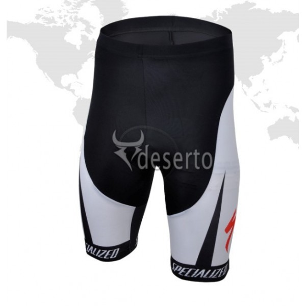 Specialized Kurz Radhose Weiß Rot Schwarz 2013