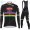 Profiteams Winter 2021 Alpecin Fenix World Champion Schwarz Radsport Fahrradbekleidung Trikot Langarm+Lang Trägerho