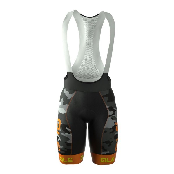 2016 Ale Graphics PRR Camo Fahrradbekleidung Kurz Trägerhose orange