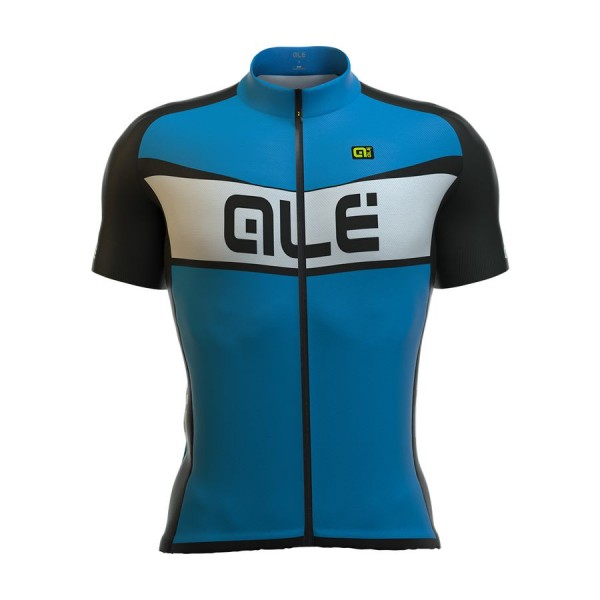2016 ALE Graphics Excel Criterium-Light blau Radtrikot Kurzarm
