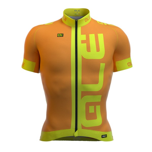 2016 ALE Graphics PRR Arcobaleno Radtrikot Kurzarm orange