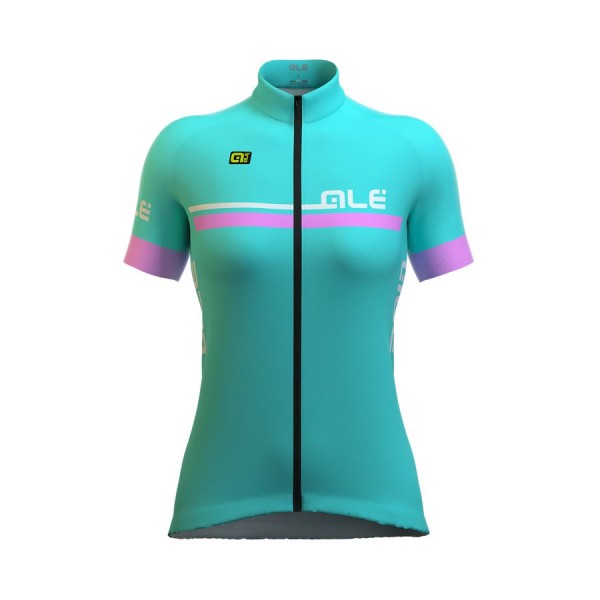 2016 ALE Damen Ale Plus Perla-Turquoise Radtrikot Kurzarm