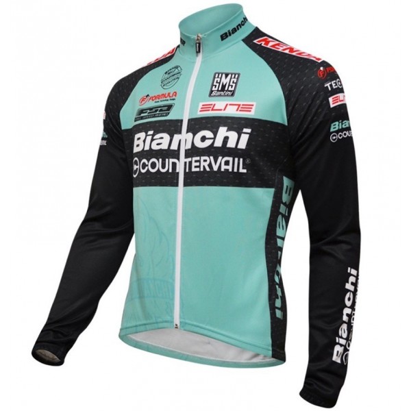 2016 Bianchi MTB Grün Radtrikot Langarm