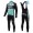 2016 Bianchi MTB Grün thermisch Fahrradbekleidung Satz Radtrikot Langarm+Lang Trägerhose