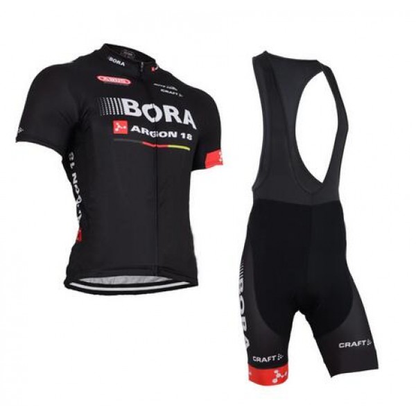 2016 Bora Fahrradbekleidung Satz Fahrradtrikot Kurzarm Trikot und Kurz Trägerhose