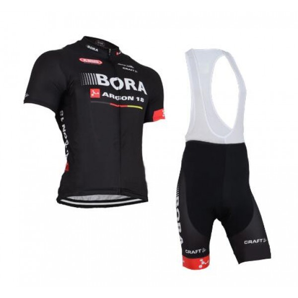 2016 Bora Fahrradbekleidung Satz Fahrradtrikot Kurzarm Trikot und Kurz Trägerhose 02