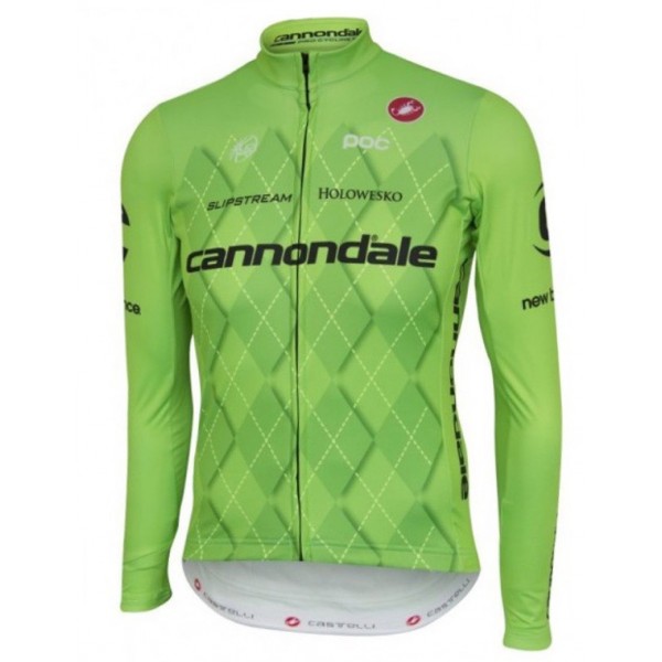 2016 Cannondale Team Grün Pro Radtrikot Langarm