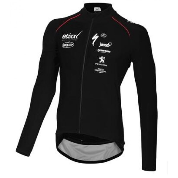 2016 Quick Step schwarz Fahrradtrikot Langarm